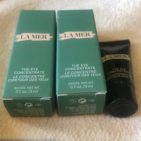 LA MER😉2-Mini the eye concentrate 2 x 3 ml / Authentic / Made in Canada / NIB